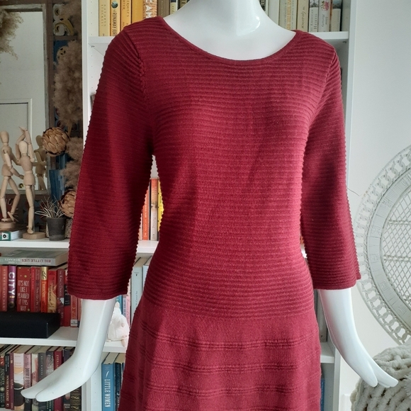 BB Dakota knitted red dress - Picture 3 of 9